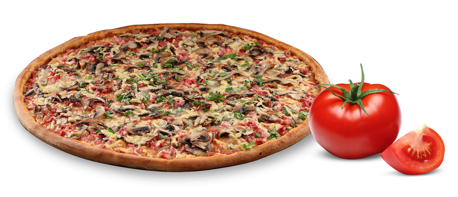 image Кръгла пица -шунка