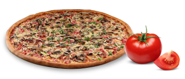 Кръгла пица -шунка