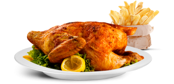 Пиле на грил с гарнитура